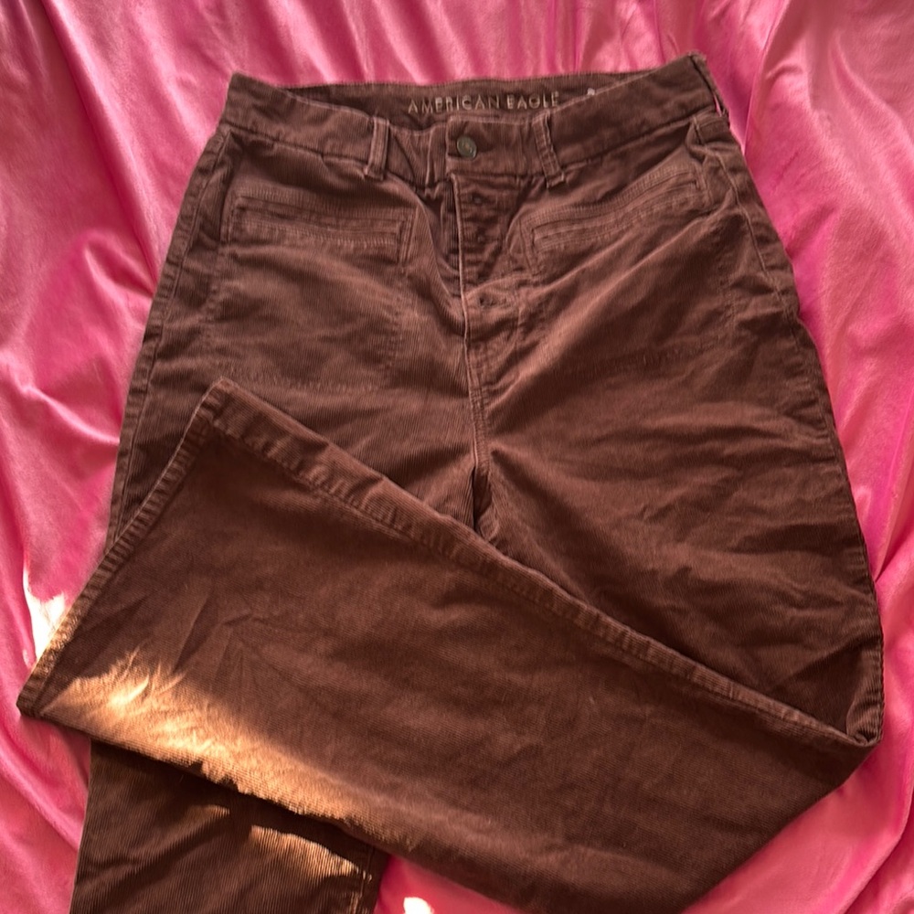 American Eagle Brown Corduroy Pants